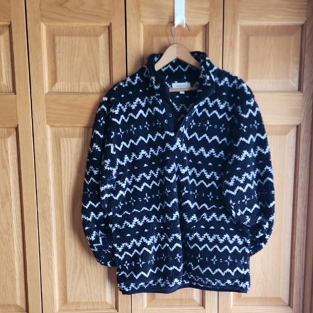 Hudson North Fleece Sweater Size Medium